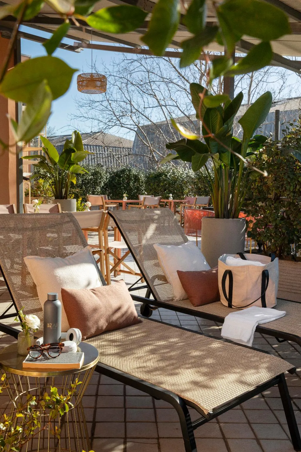 Terrace, Hotel Marisa, Rome