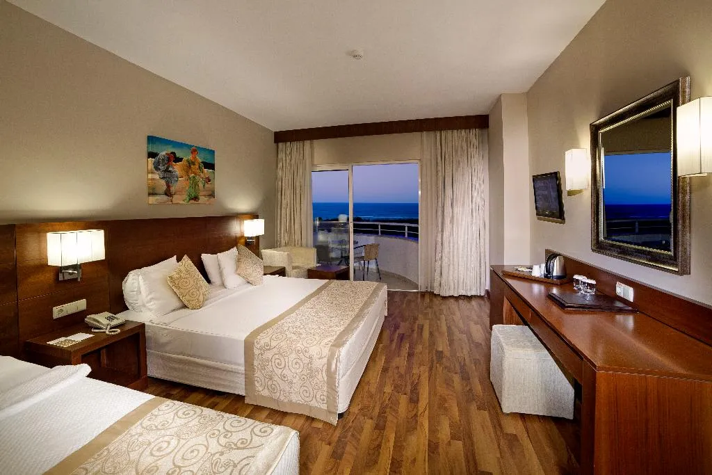 DOUBLE COMFORT SEA VIEW Room, Roma Beach Resort & Spa Adult Only +16, Antalya