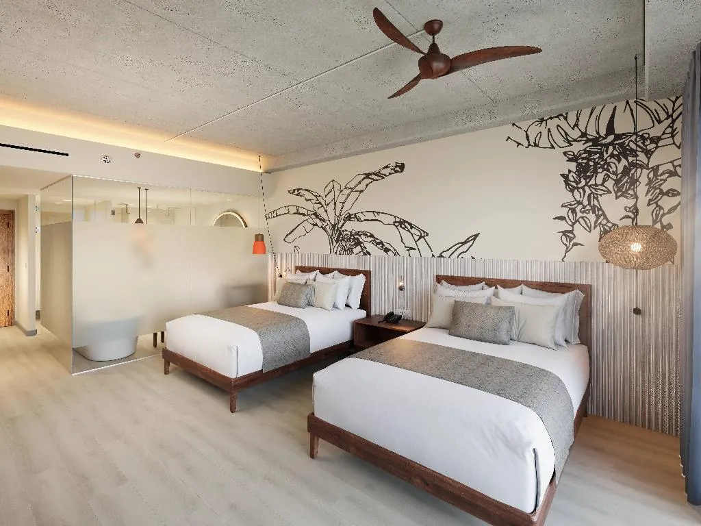 JUNIOR SUITE TWO BEDS Room, Hyatt Vivid Grand Island, Cancun Area