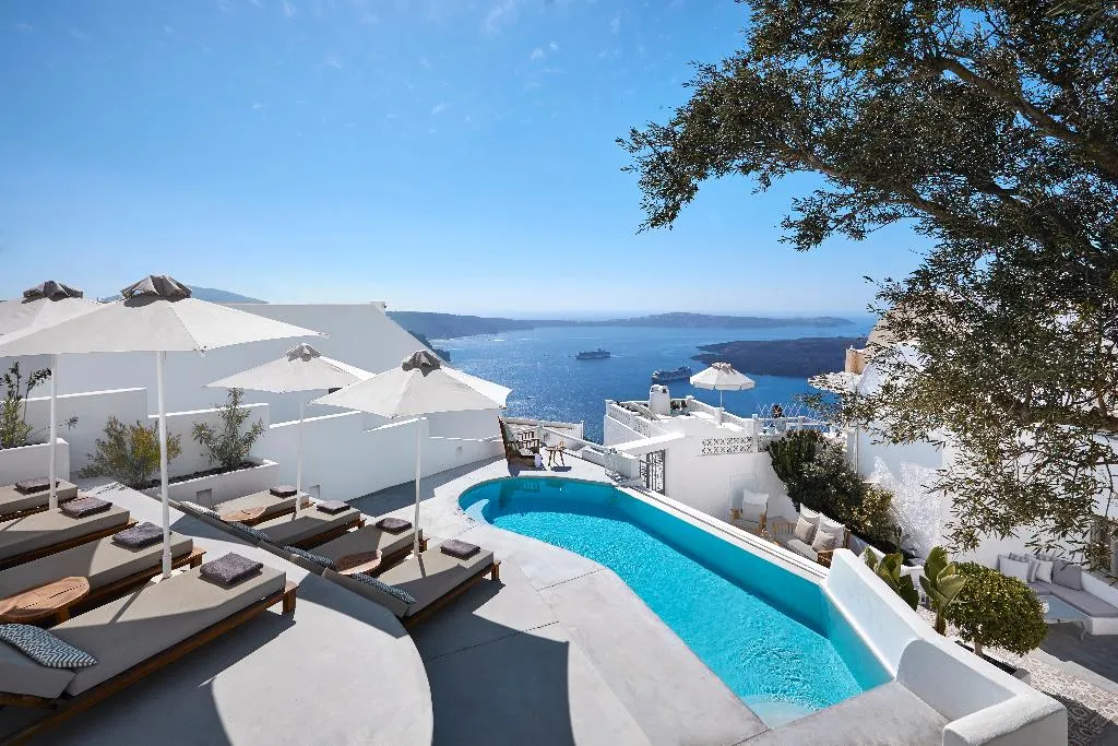 Pool, Senses Suites, Santorini