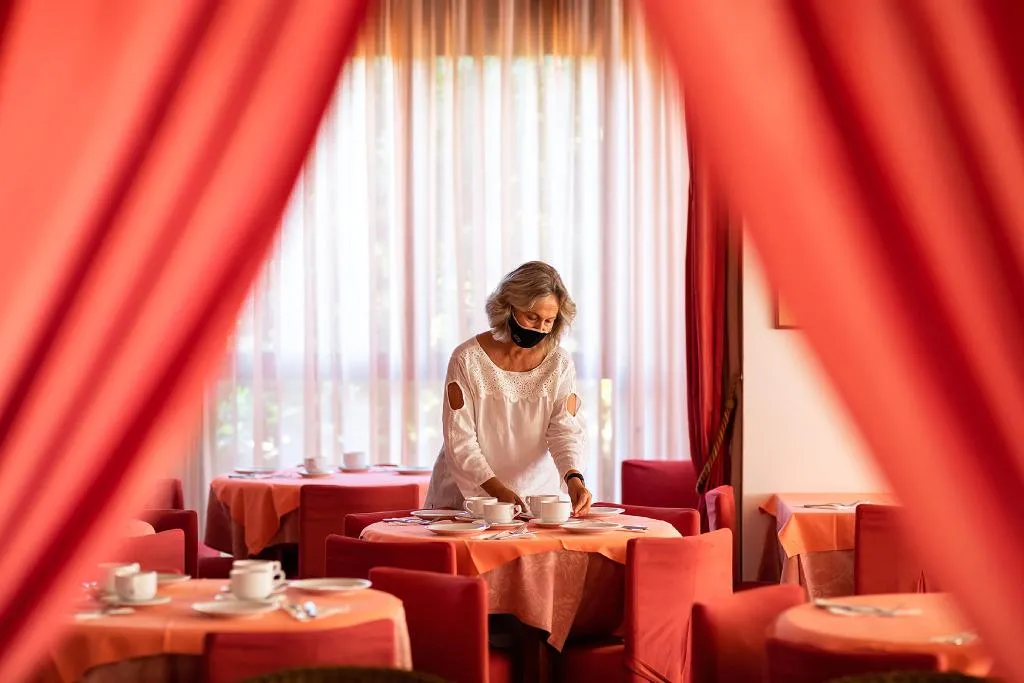 Restaurant, Hotel Rivamare, Venice