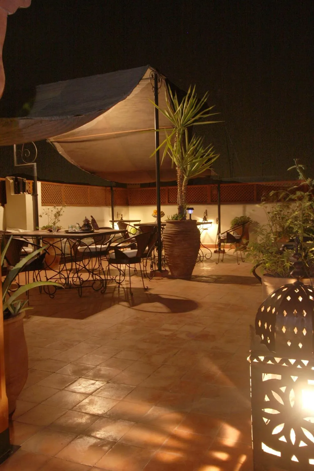 Terrace, Riad Dar Bounouar, Marrakech
