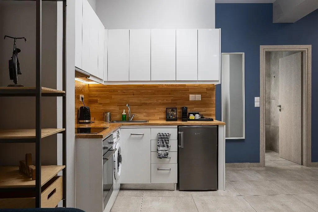 SUITE ONE BEDROOM WITH AIR CONDITIONING Room, Omnia Pagrati Apartments, Athens