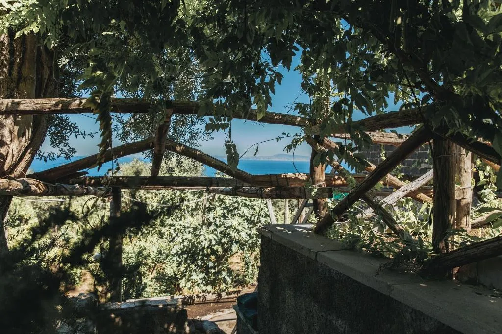 Terrace, Villa Puolo - With Private Sea Access, Naples