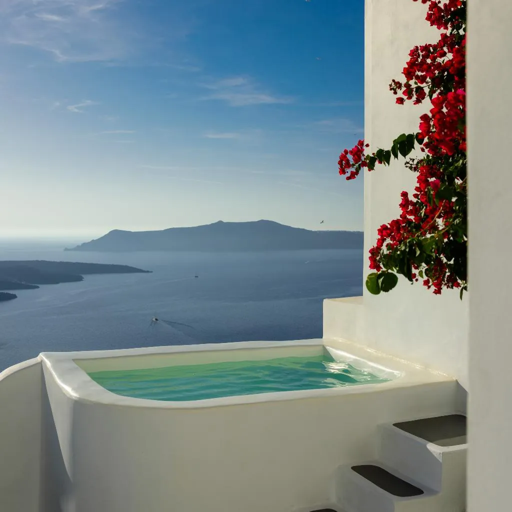 APARTMENT DELUXE WITH JACUZZI Room, Kamares Apartments, Santorini