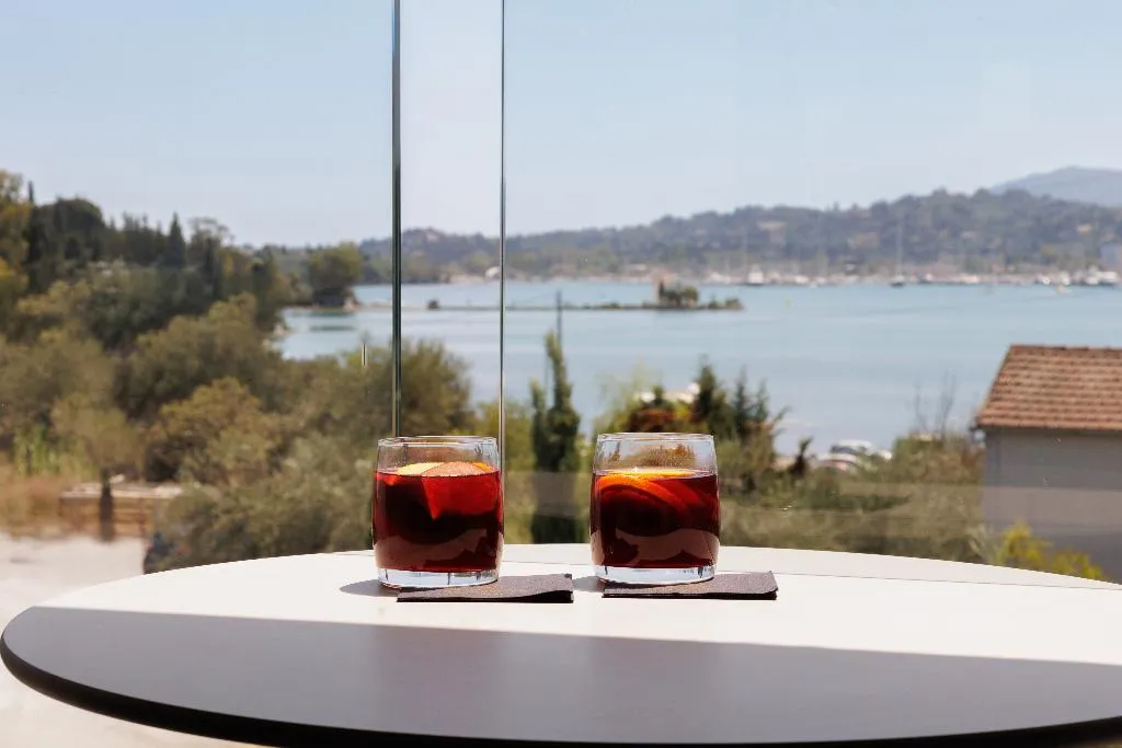DOUBLE DELUXE SEA VIEW Room, Rodostamo Hotel & Spa, Corfu