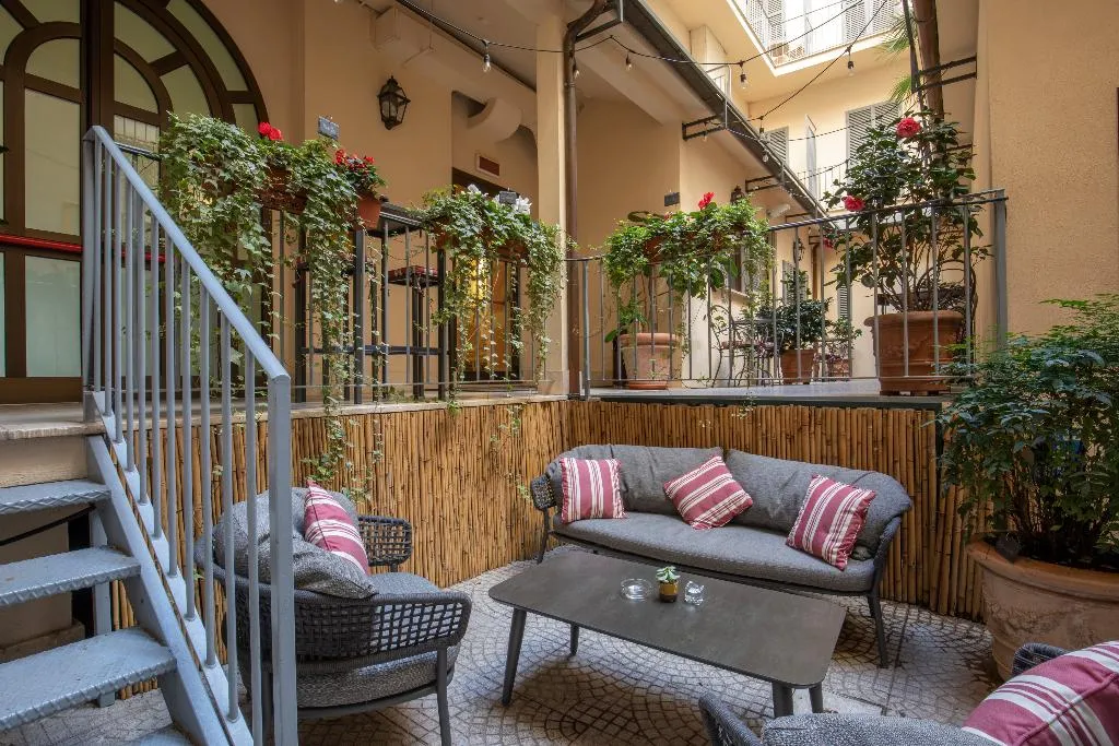 Terrace, Hotel Canada, BW Premier Collection, Rome