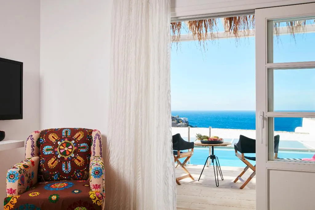 VILLA THREE BEDROOMS Room, Myconian Villa Collection Preferred Hotels, Mykonos