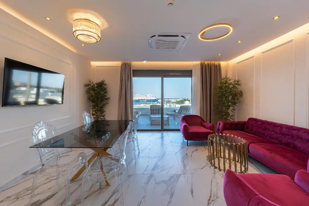SUITE DELUXE ONE BEDROOM Room, Philia Center Suites, Rhodes