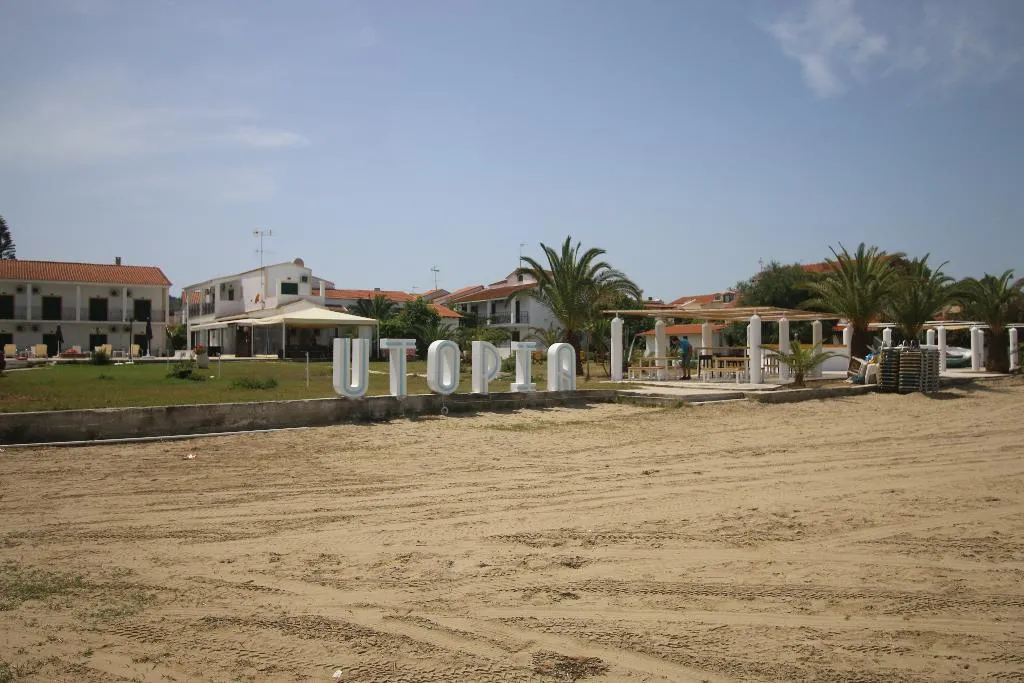 Beach, Utopia Kavos Hotel, Corfu
