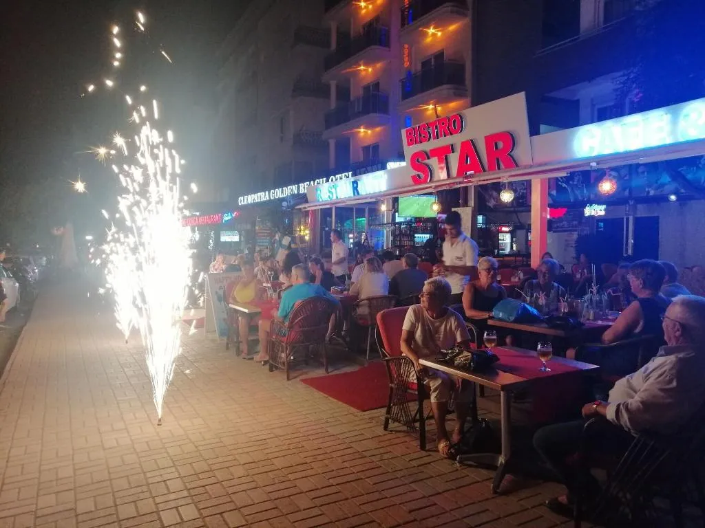 Restaurant, Kleopatra Beach Yildiz, Antalya
