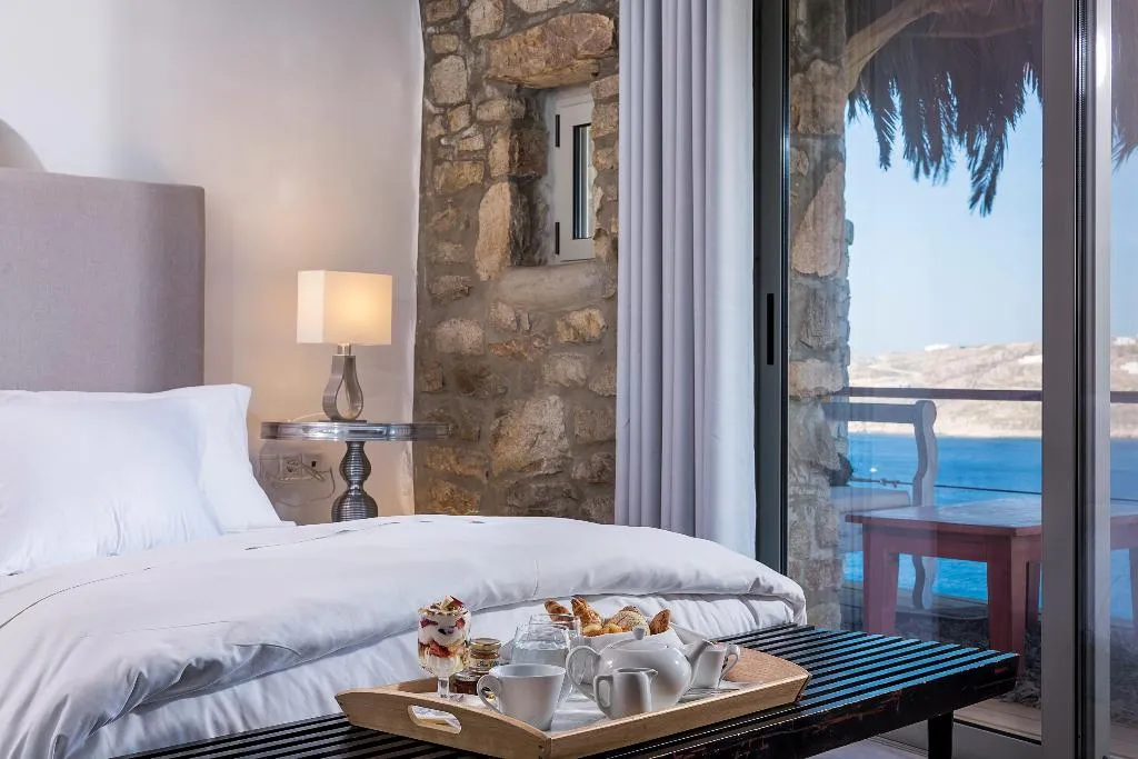 JUNIOR SUITE SEA VIEW Room, Greco Philia Elia Mykonos, Halkidiki