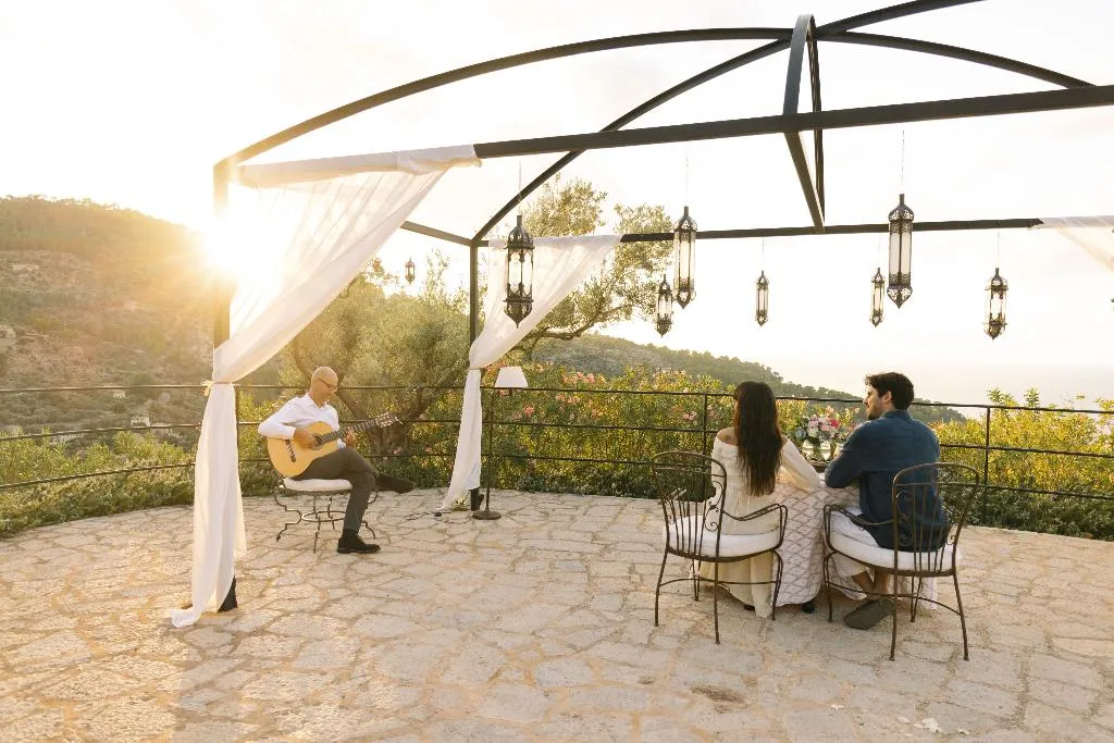 Terrace, La Residencia, A Belmond Hotel, Mallorca, Majorca