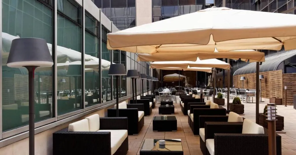 Restaurant, Melia Avenida America, Madrid
