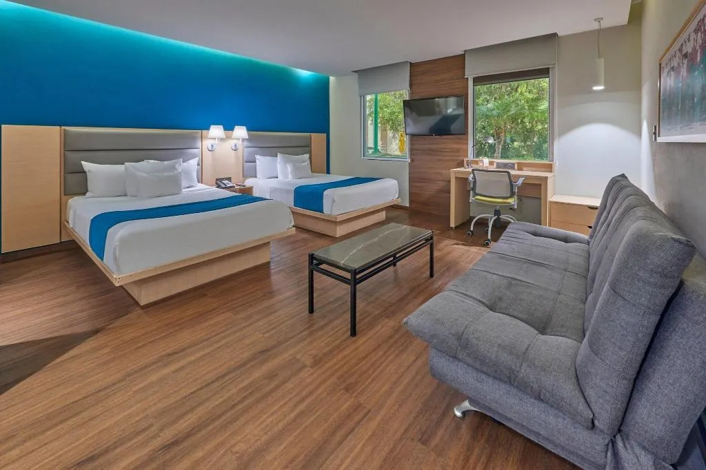 SUITE TWO DOUBLE BEDS Room, City Suites Playa del Carmen, Playa Del Carmen