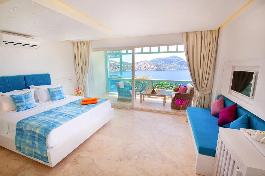 DOUBLE SUPERIOR SEA VIEW Room, Asfiya Sea View Hotel, Dalaman