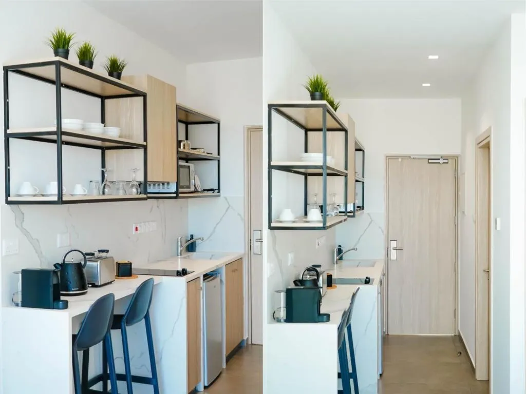 DOUBLE TWO DOUBLE BEDS Room, Caramela Luxury Apartments, Cyprus