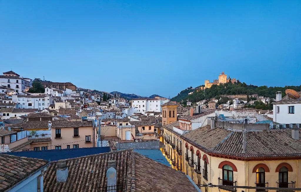 Terrace, Palacio Gran Via, A Royal Hideaway Hotel, Andalucia