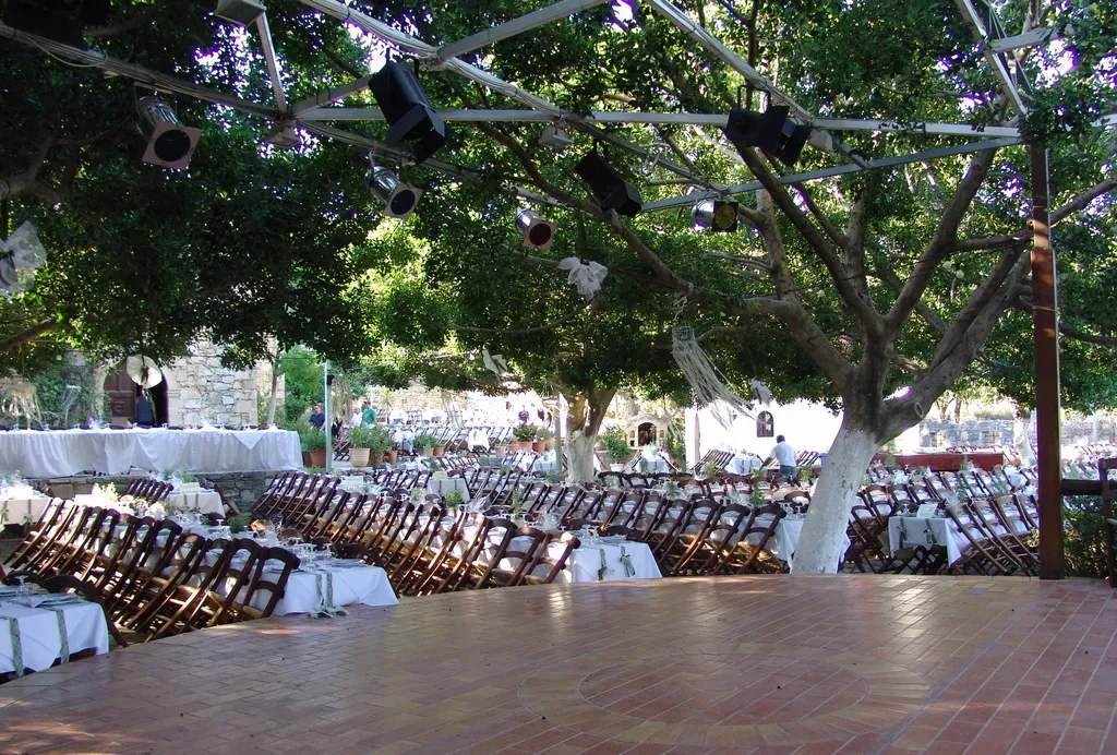 Restaurant, Arolithos Traditional Cretan Village, Crete