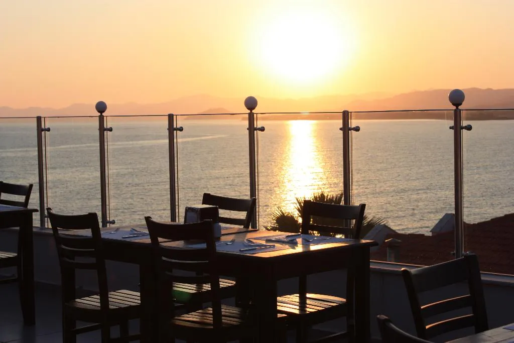 Terrace, Miramar Beach Hotel Fethiye, Dalaman