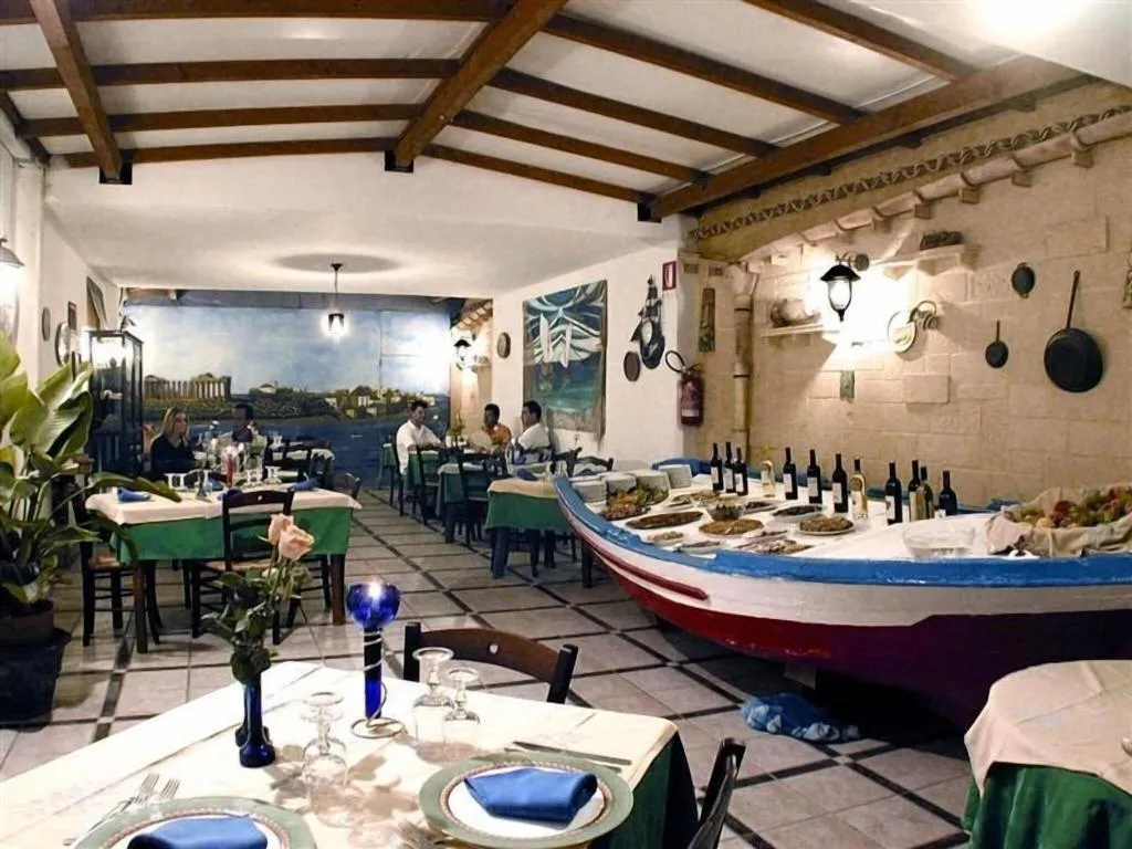 Restaurant, Hotel Alceste, Palermo