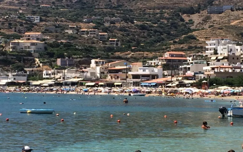 Beach, Renia hotel, Crete