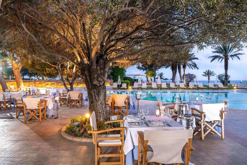 Restaurant, Constantinou Bros Athena Royal Beach, Cyprus