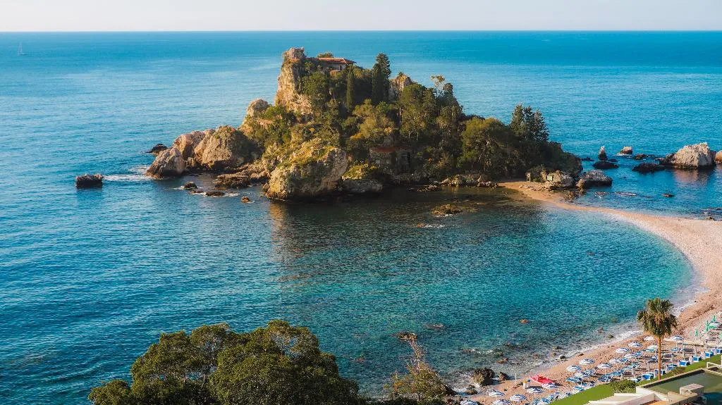 Double or Twin SEA VIEW Room, Panoramic Hotel Taormina, Taormina