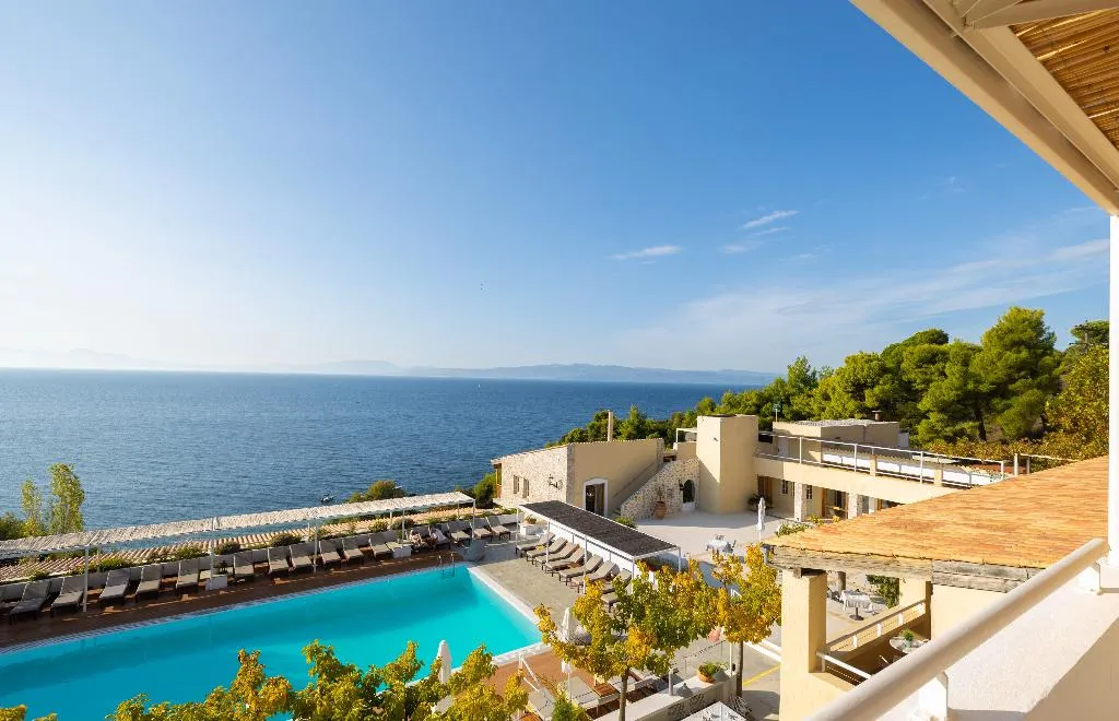 JUNIOR SUITE SEA VIEW Room, Atrium Hotel Skiathos, Skiathos