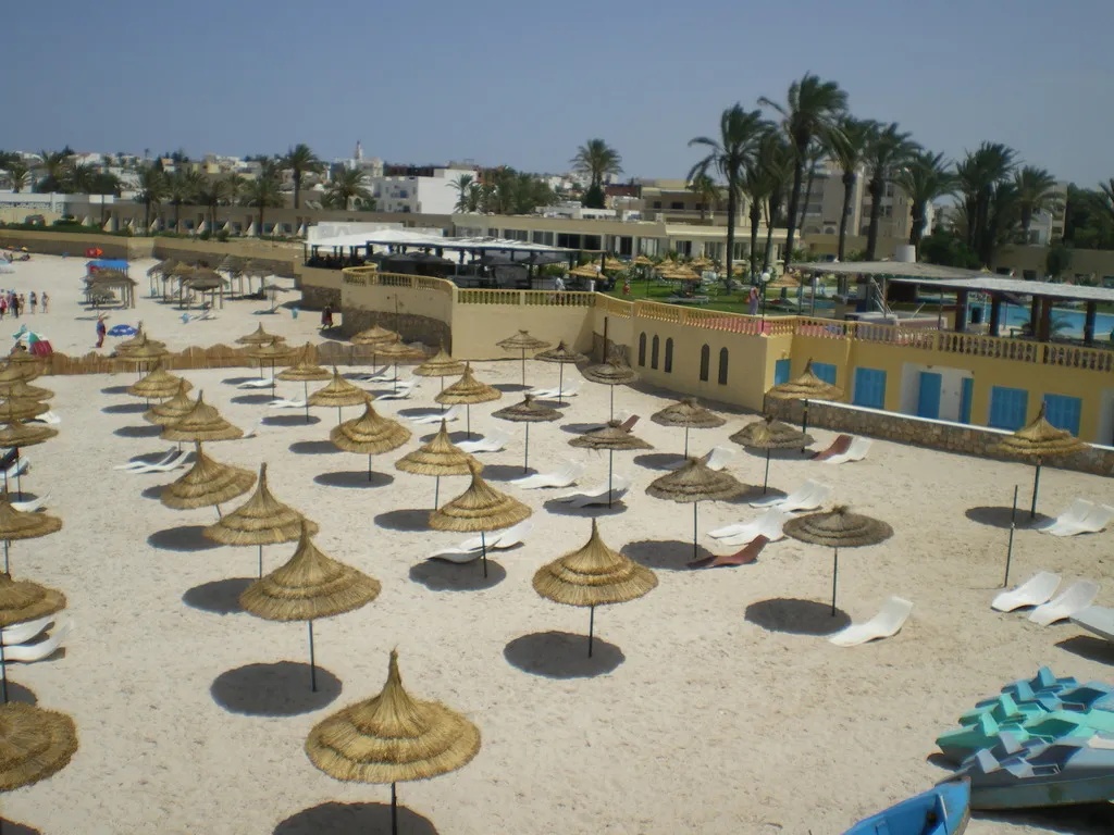 Beach, Les Palmiers, Tunisia