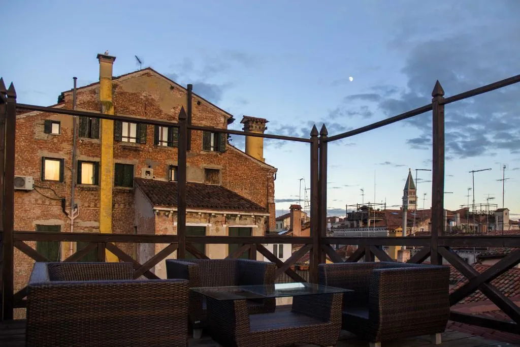 Terrace, Ca Fortuny, Venice