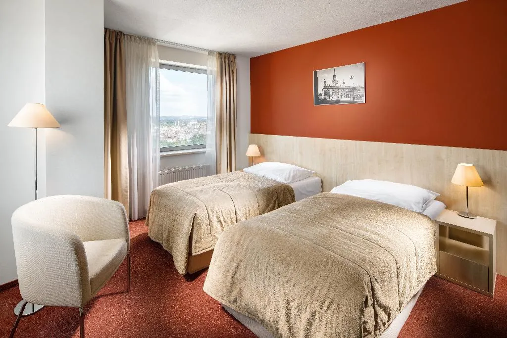 TWIN STANDARD Room, Clarion Congress Hotel Ceske Budejovice, Prague