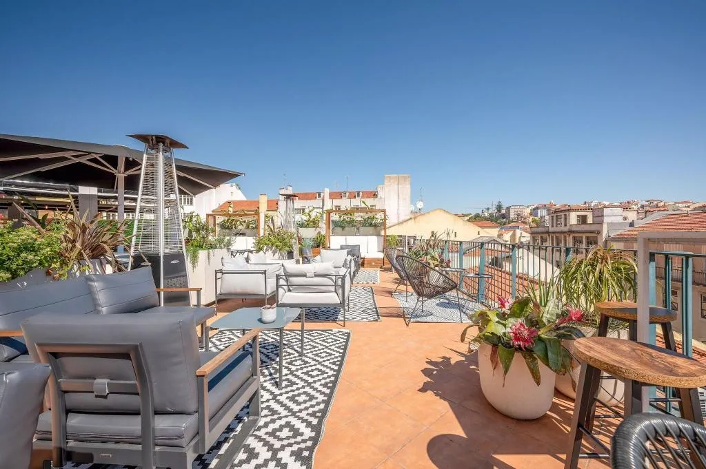 Terrace, The Art Inn Lisbon, Lisbon
