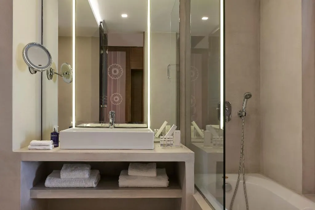 JUNIOR SUITE WITH PRIVATE POOL Room, Atlantica Kalliston Resort & Spa, Crete