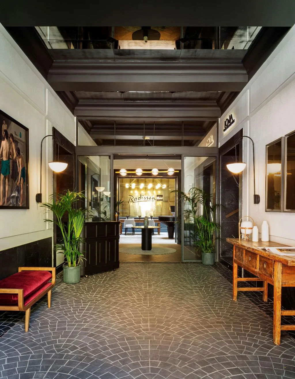 Lobby, Radisson Blu Madrid Prado, Madrid
