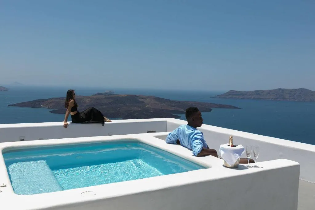 Terrace, Aria Suites, Santorini