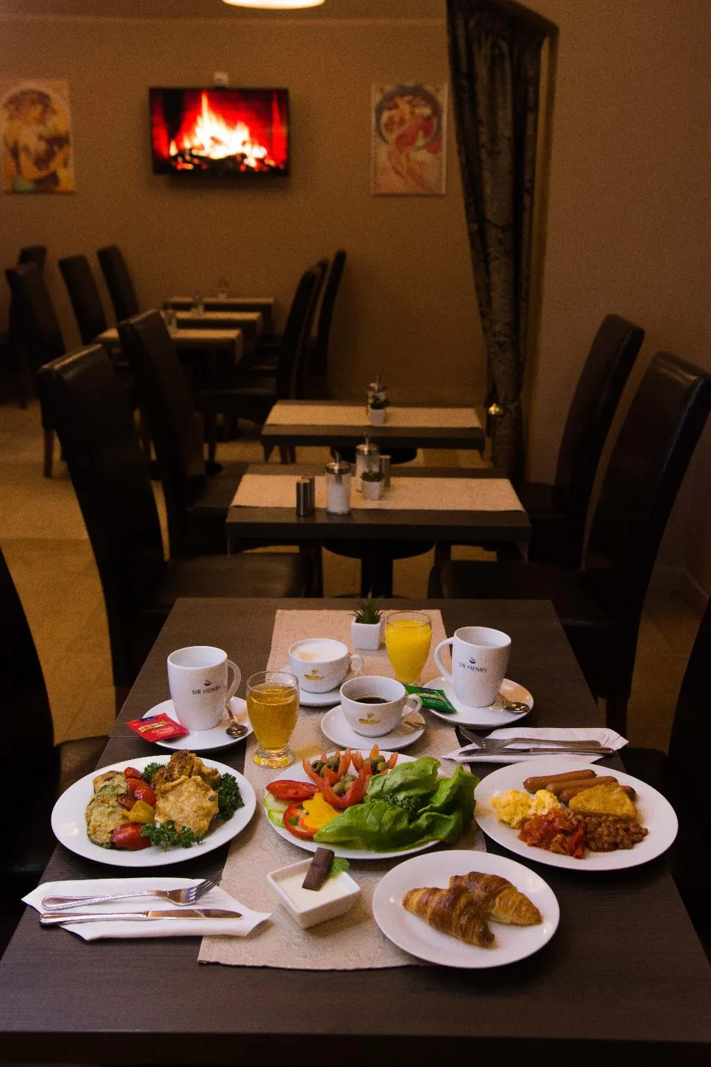 Restaurant, Alfons Boutique Hotel, Prague