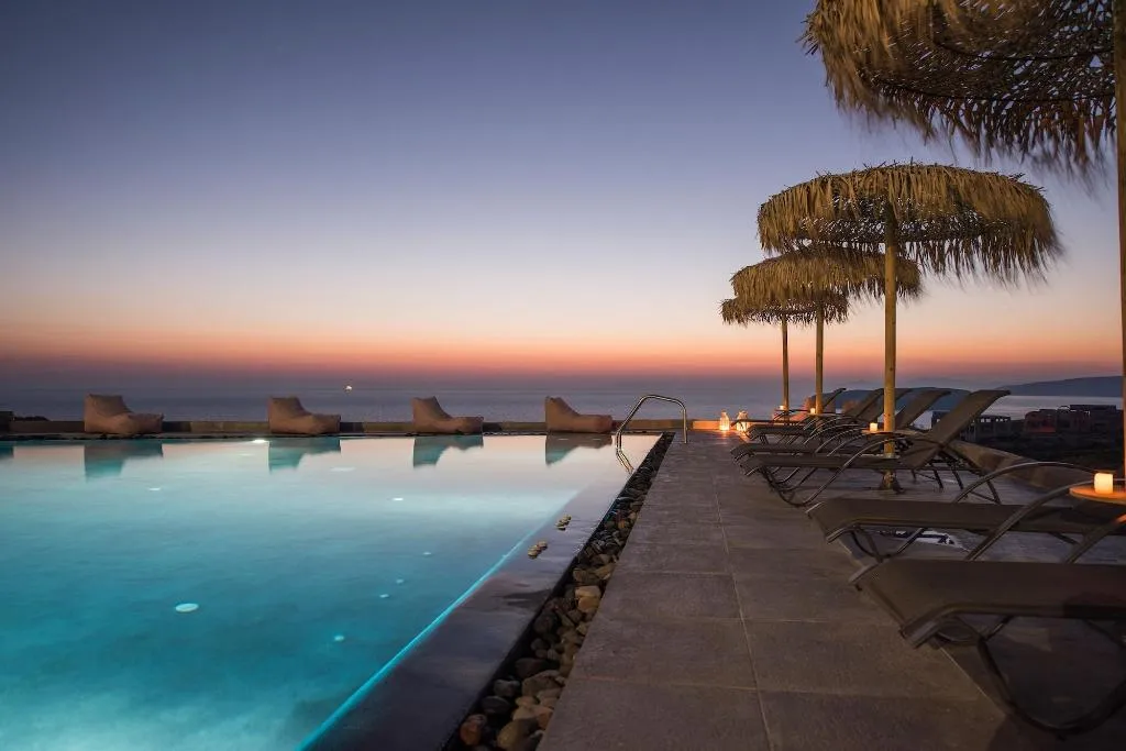 Sports and Entertainment, Sunset Faros, Santorini