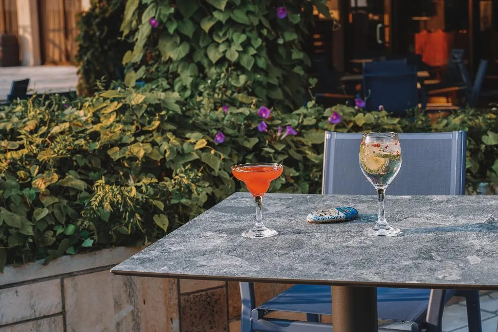 Terrace, Coral Beach Hotel and Resort, Cyprus
