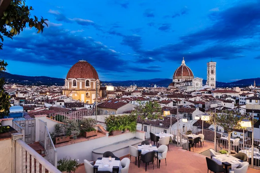 Terrace, Grand Hotel Baglioni, Florence