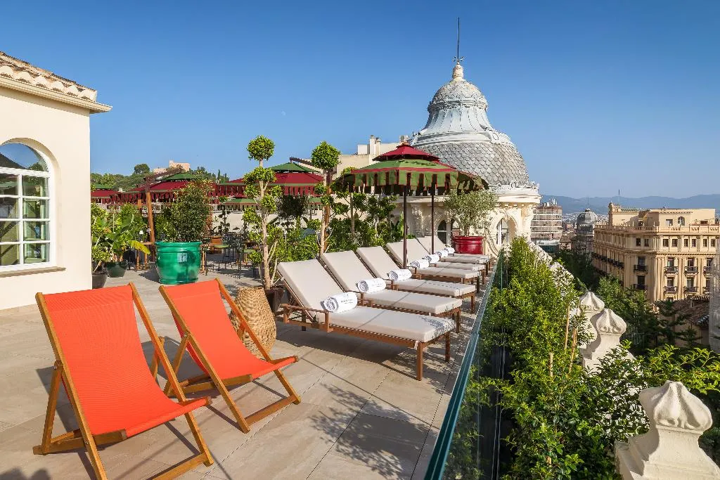 Terrace, Palacio Gran Via, A Royal Hideaway Hotel, Andalucia