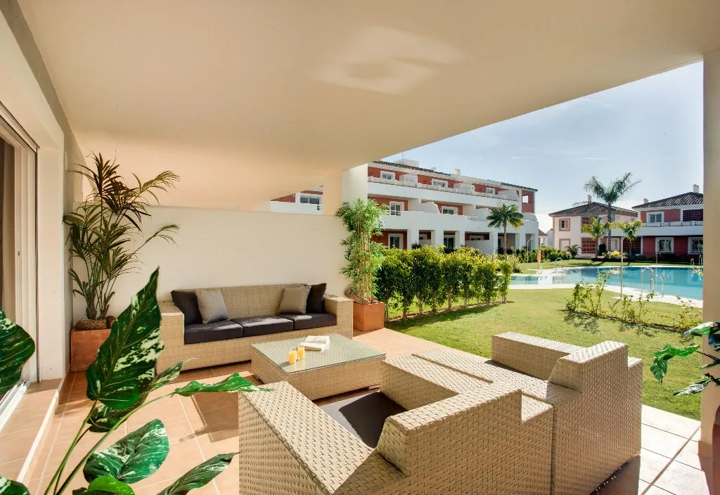Terrace, Cortijo del Mar Resort, Costa Del Sol