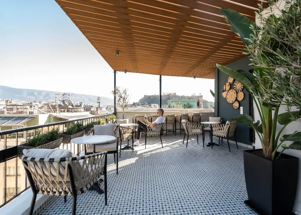 Terrace, PAME House, Athens