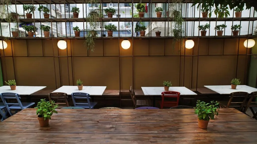Terrace, Nubian Hostel, Athens
