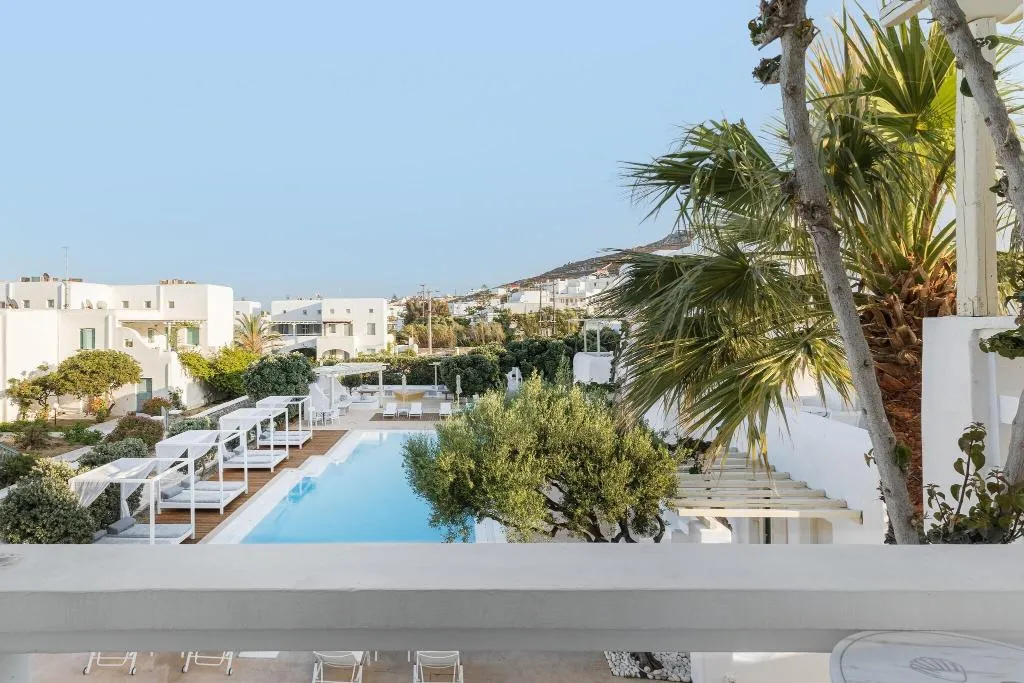 Terrace, Corfos Hotel, Mykonos