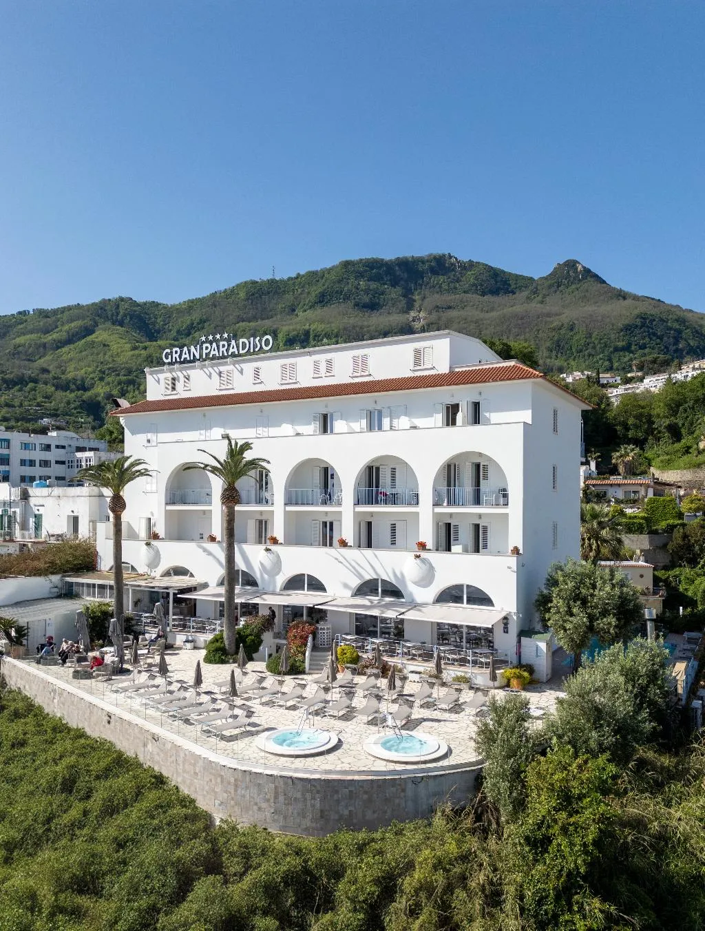 Terrace, Terme Gran Paradiso Hotel, Naples