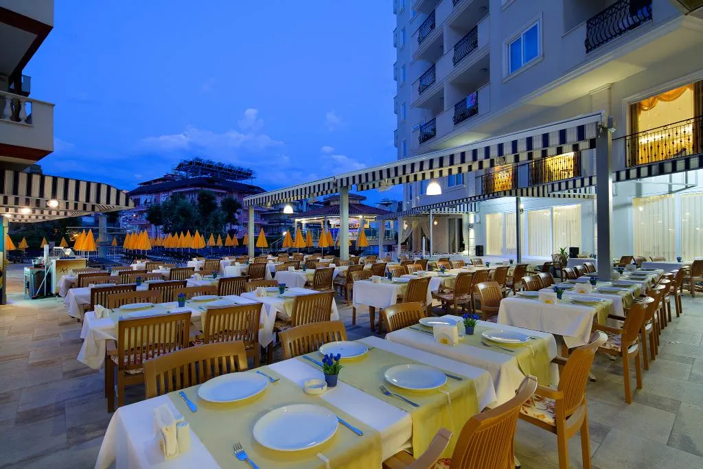 Restaurant, Villa Sun Flower Hotel, Antalya