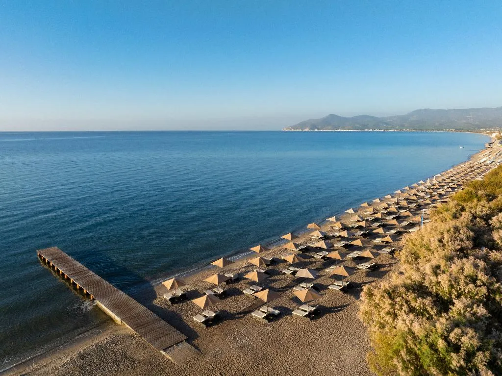 Beach, Doryssa seaside resort, Samos