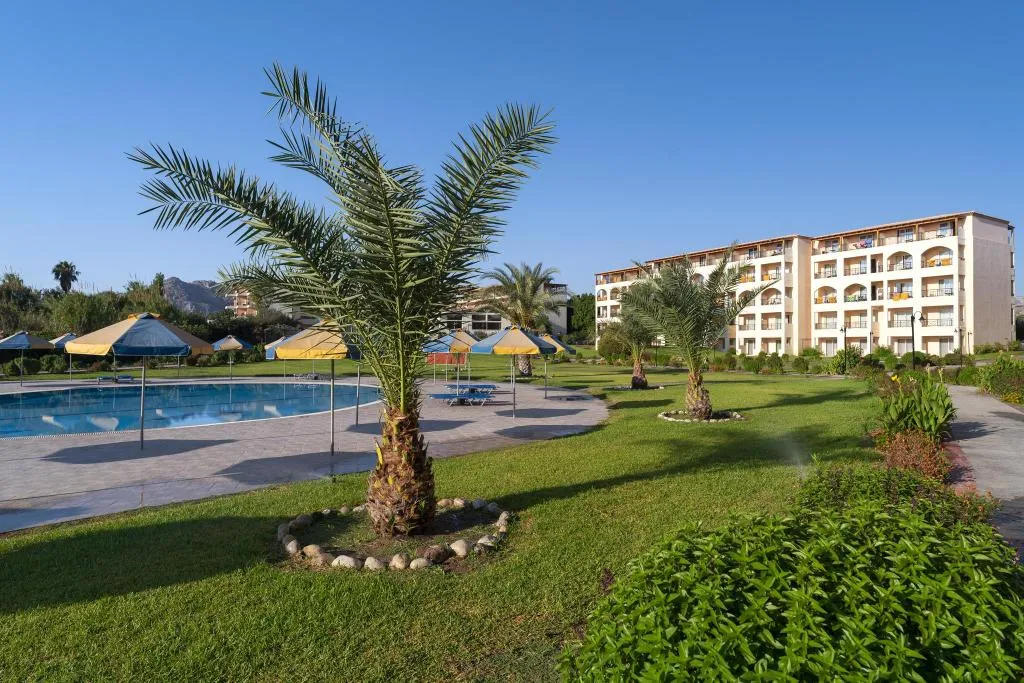 General view, Myrina Beach, Rhodes