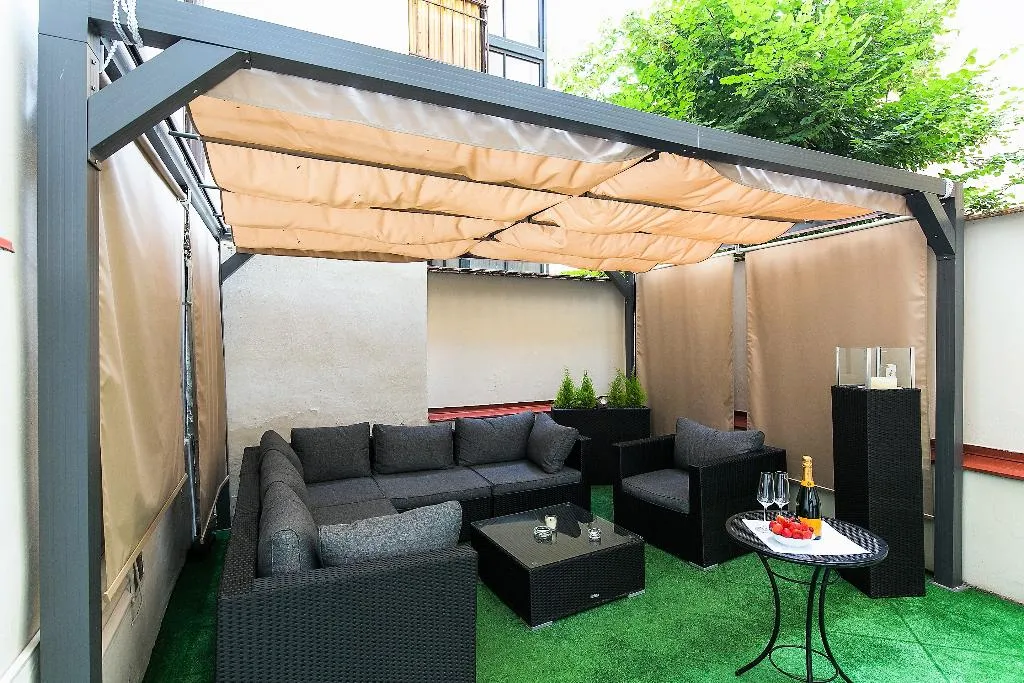 Terrace, Hotel Caruso Old Town Prague, Prague
